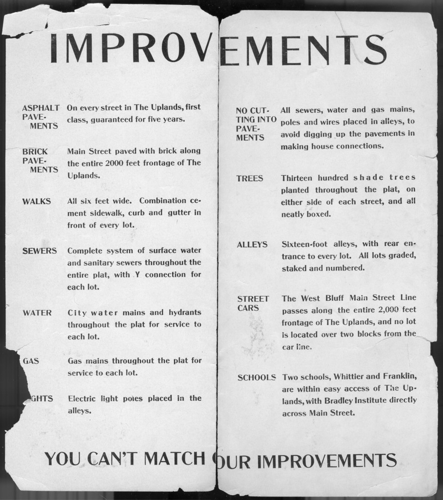 Historic Uplands neighborhood improvements